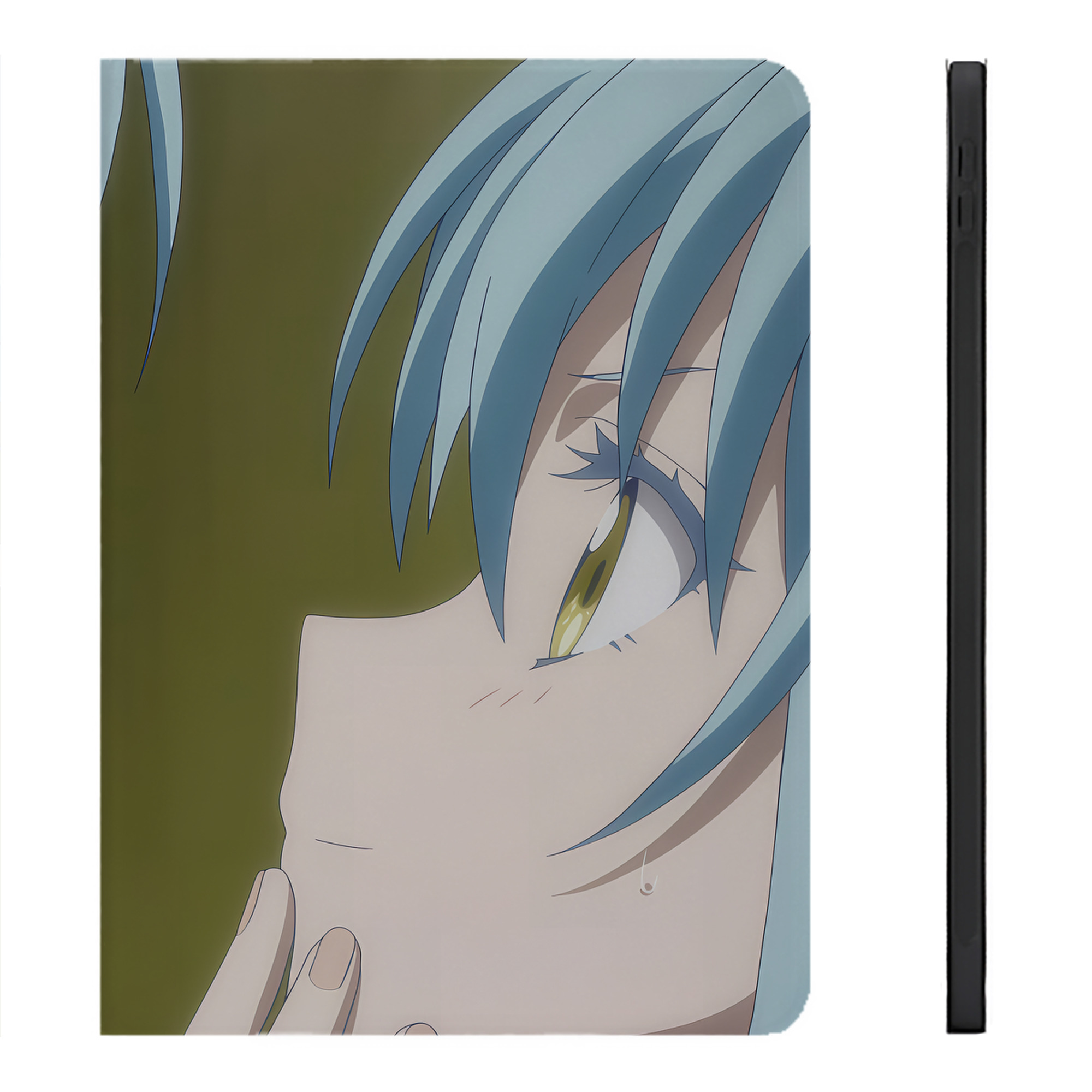 （画像用） 転スラ Regarding Reincarnated to Slime IPadケース ペンホルダー付き ブックスタイルデザイン